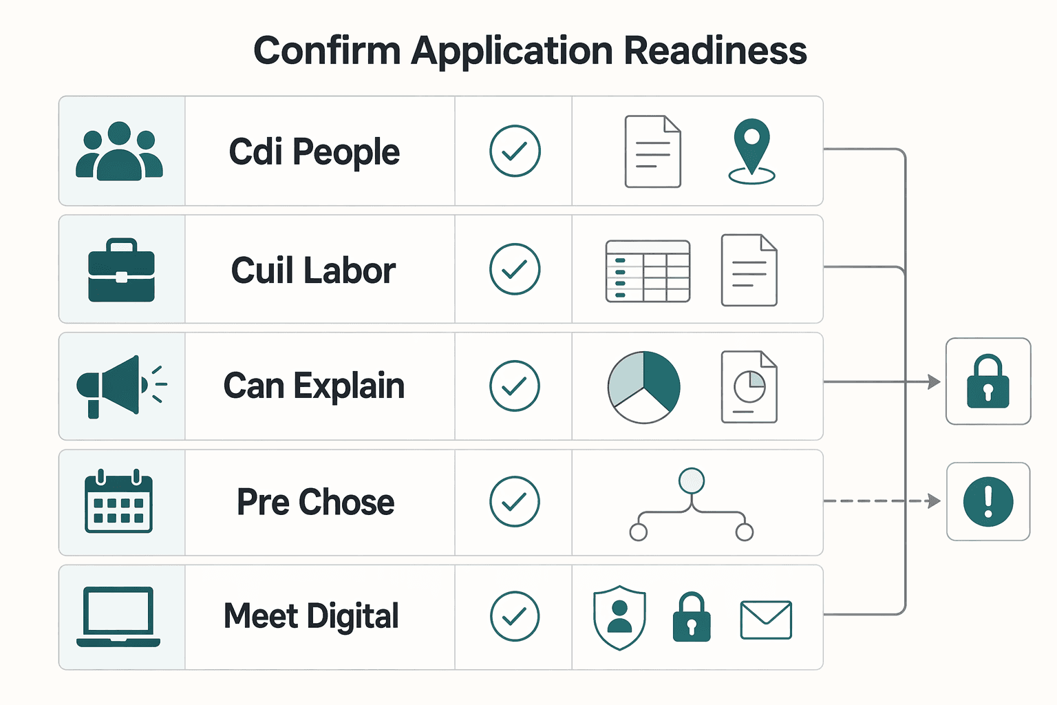 Diagram showing Step 4: Confirm application readiness for How to Get a Tax ID (CUIT/CUIL) in Argentina as a Foreigner.