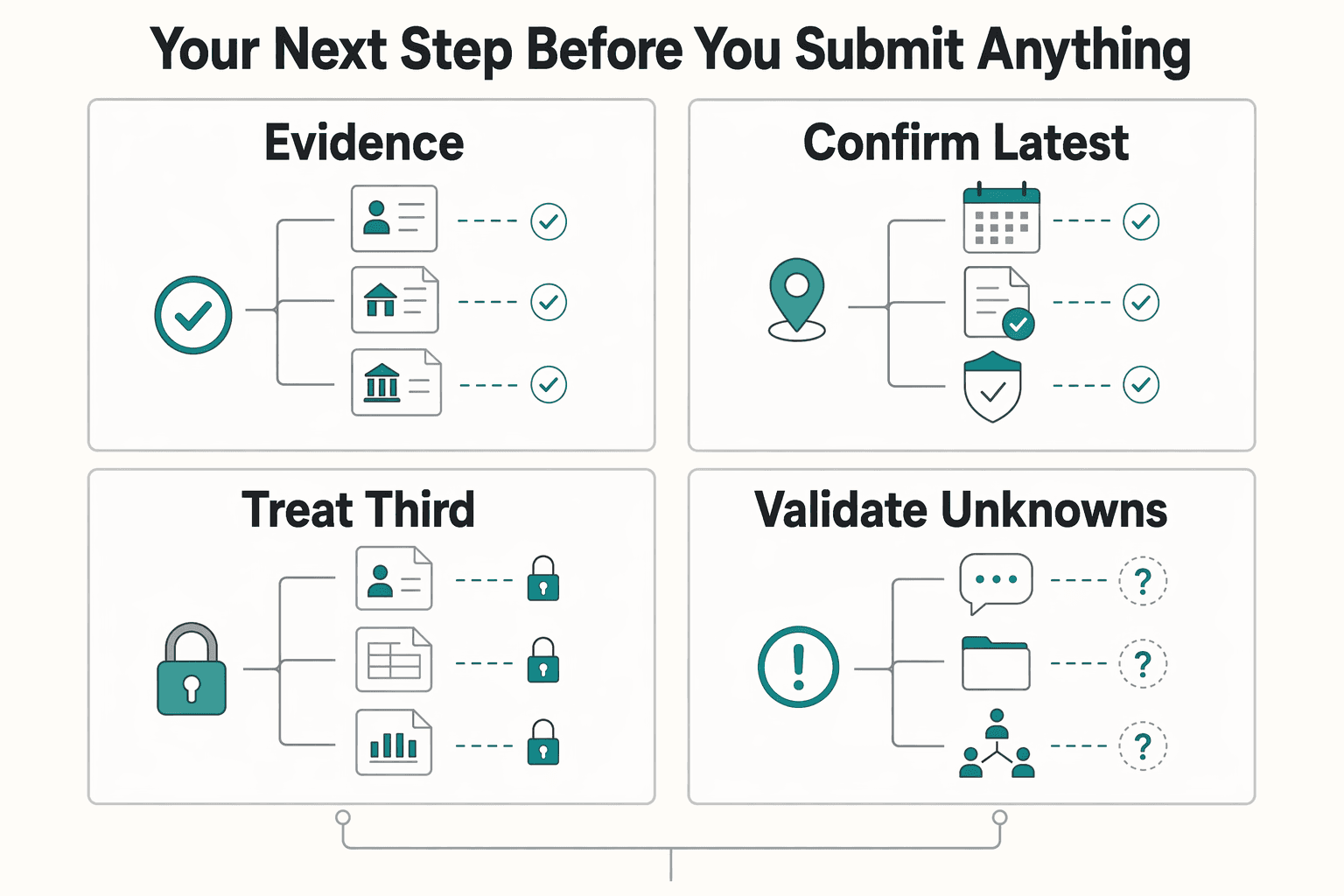Diagram showing Your next step before you submit anything for Malaysia DE Rantau Nomad Pass Application Playbook.