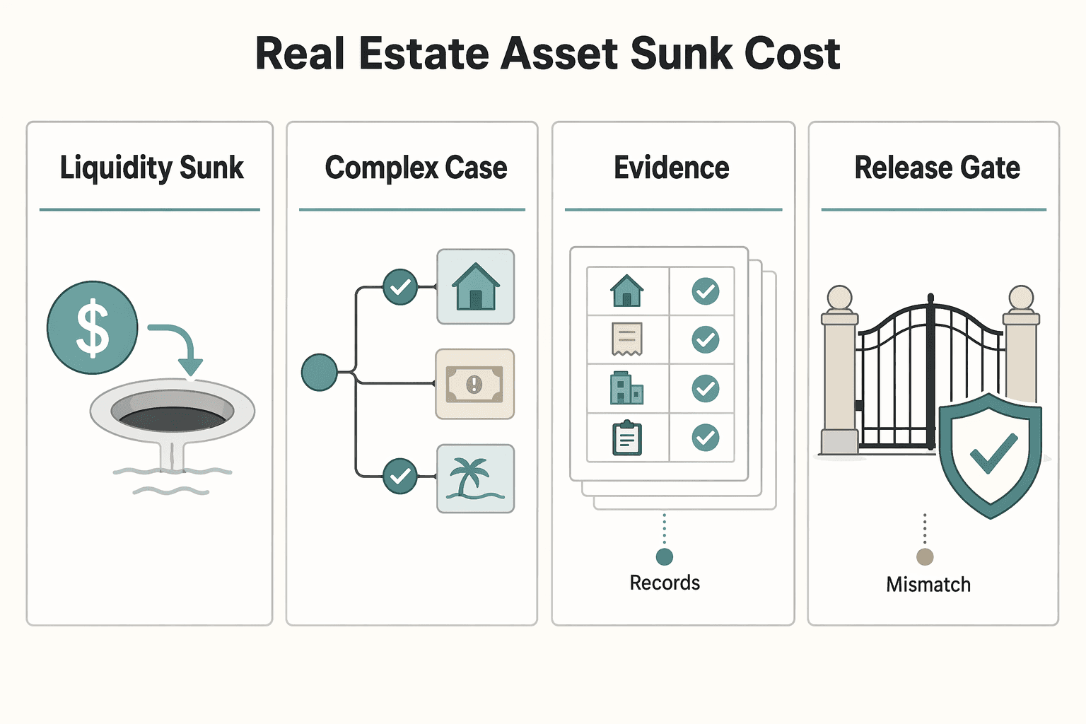 Diagram showing A Deeper Dive: Real Estate as an Asset vs. a Sunk Cost for How to Choose a Caribbean Citizenship by Investment Program.