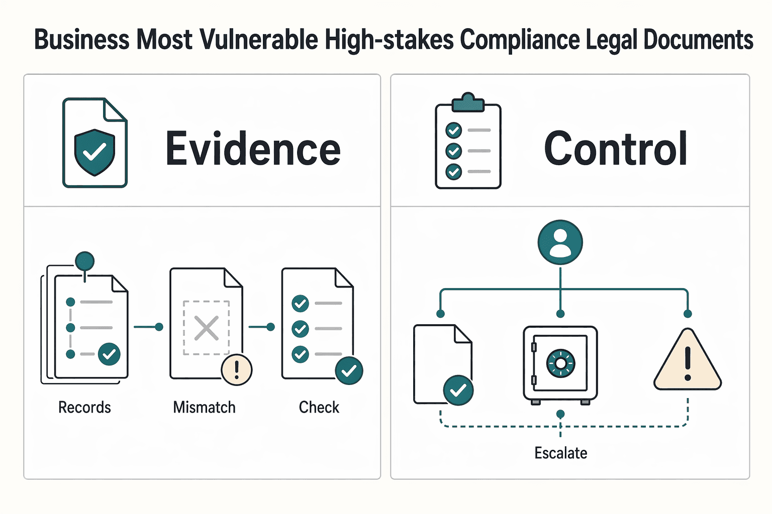 Diagram showing Tier 3: Where is Your Business Most Vulnerable? (High-Stakes Compliance & Legal Documents) for How Freelancers Should Choose a PDF Editor by Risk Tier.