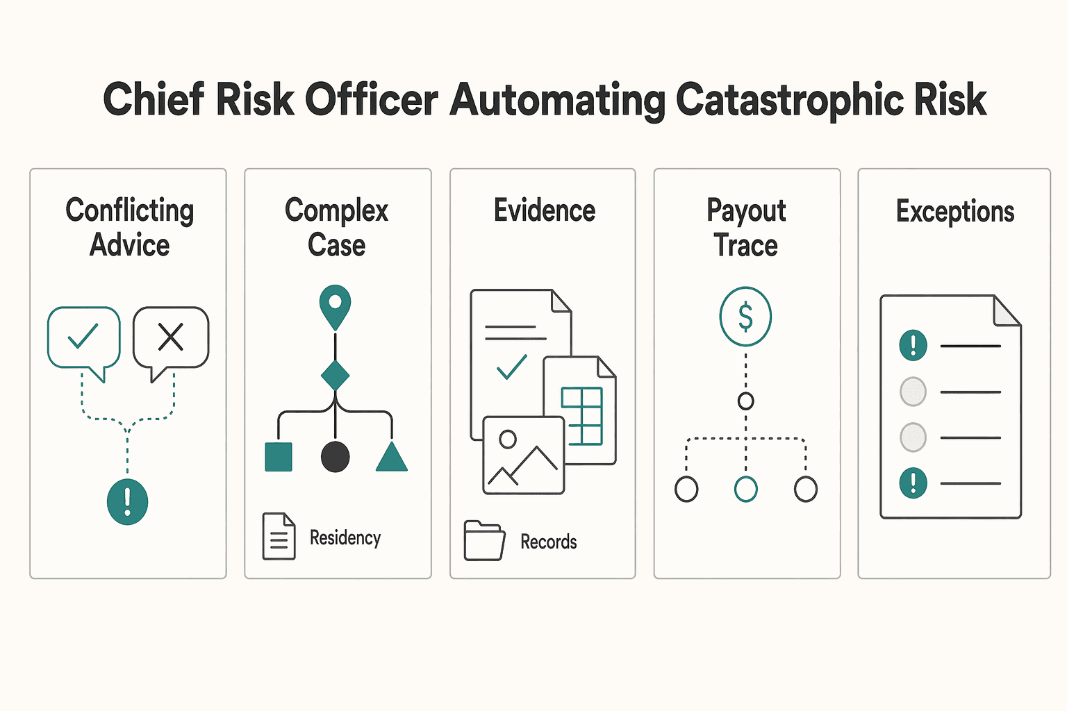 Diagram showing Tier 3: The AI Chief Risk Officer - Automating Catastrophic Risk for How an AI Co-Pilot Can Prevent Freelancer Burnout.