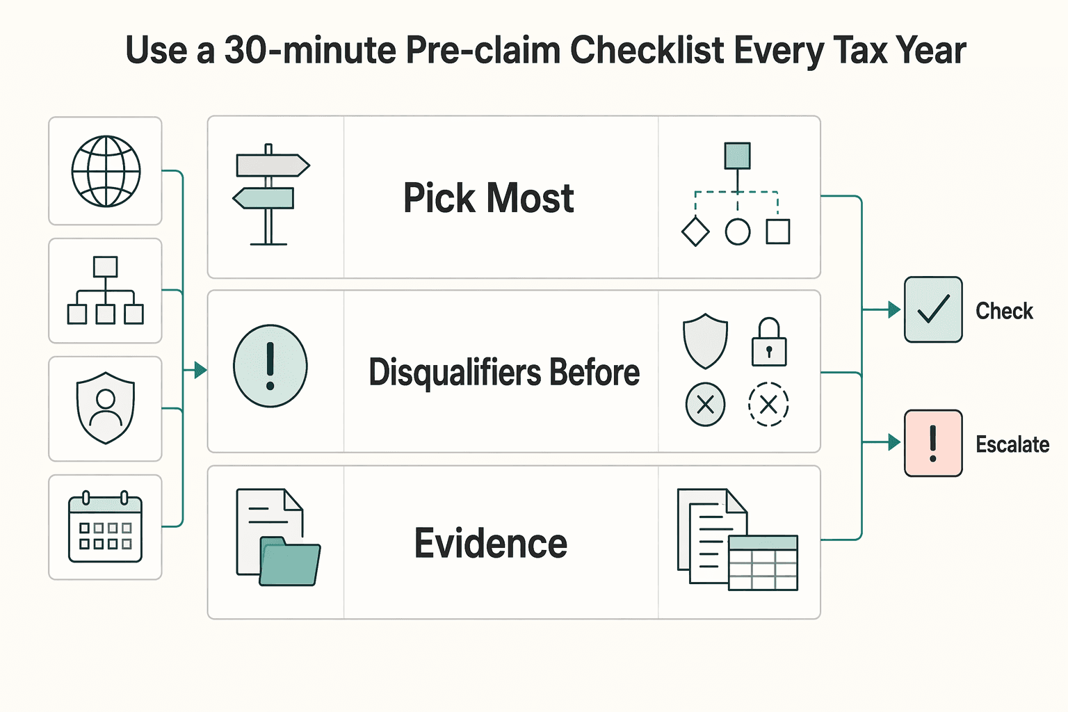 Diagram showing Use a 30-Minute Pre-Claim Checklist Every Tax Year for What Is the Limitation on Benefits (LOB) Clause in a US Tax Treaty?.