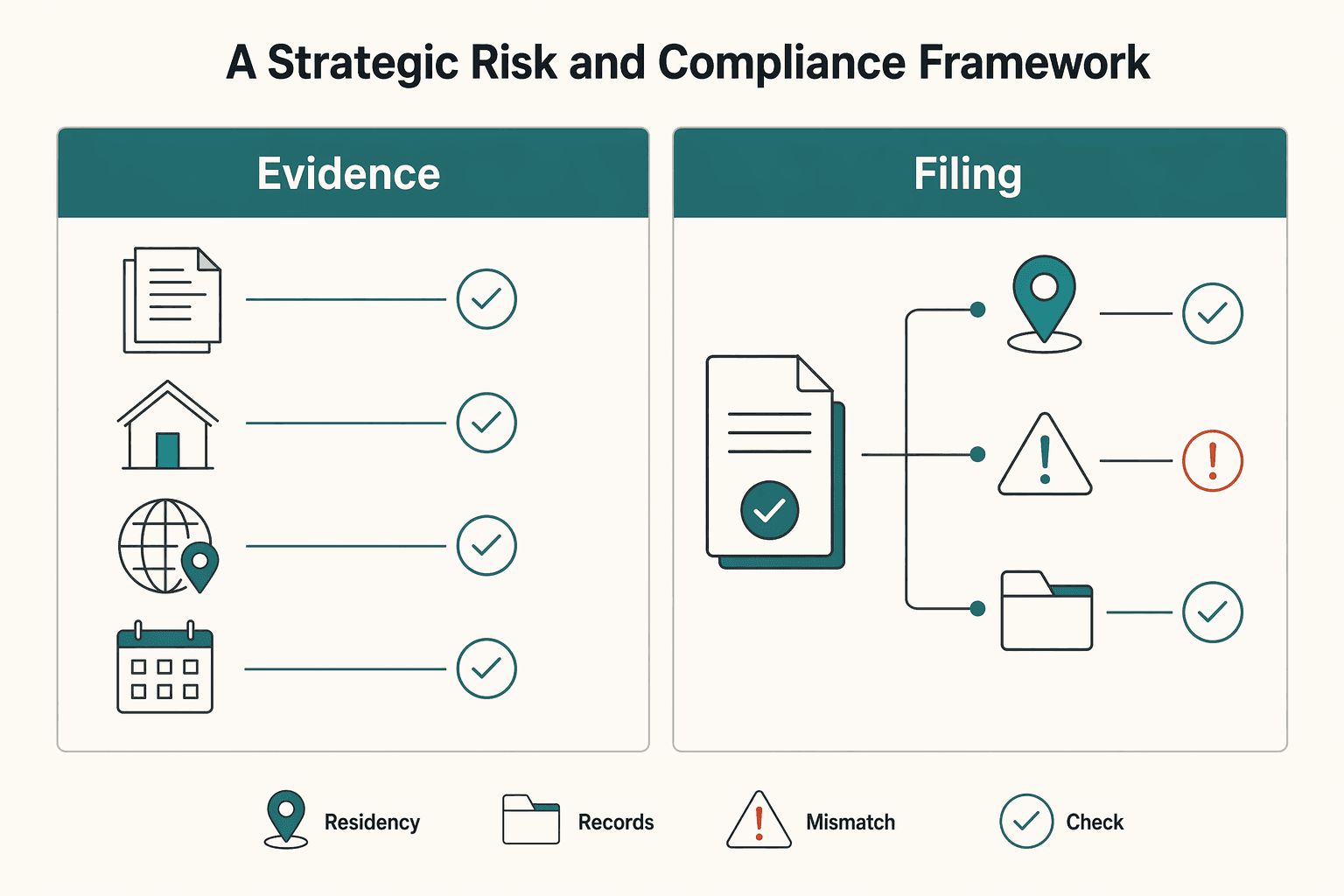 Diagram illustrating A CEO's Playbook for the Mauritius Premium Visa: A Strategic Risk & Compliance Framework.