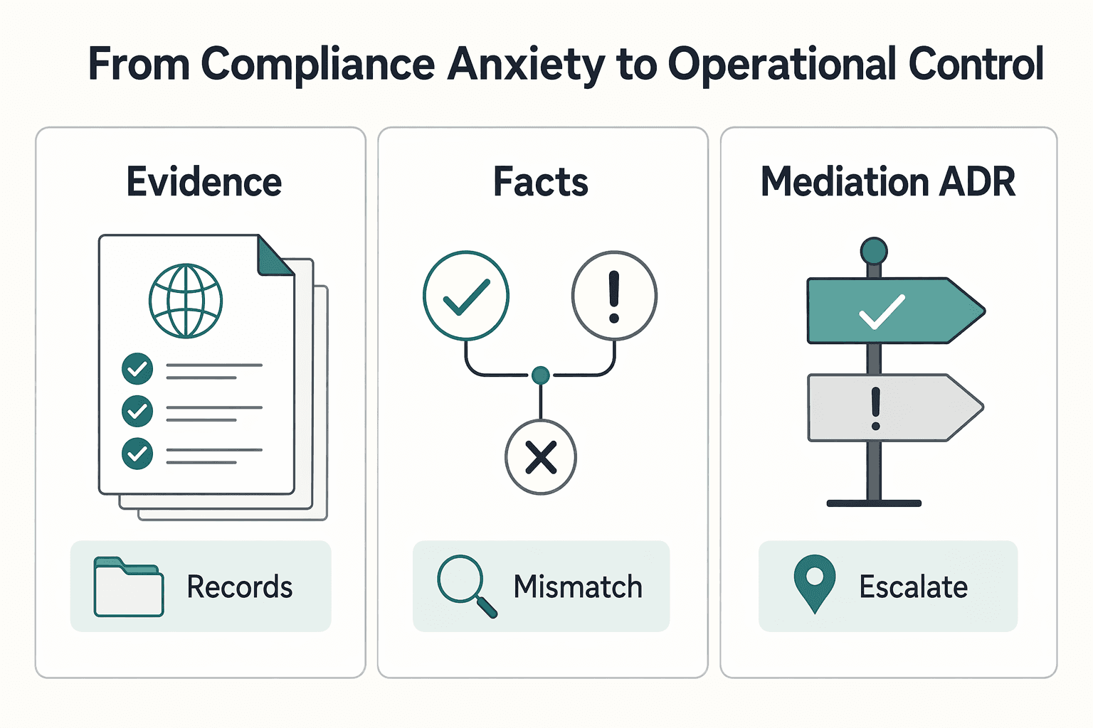 Diagram showing From Compliance Anxiety to Operational Control for The Difference Between 'Willful' and 'Non-Willful' FBAR Penalties.