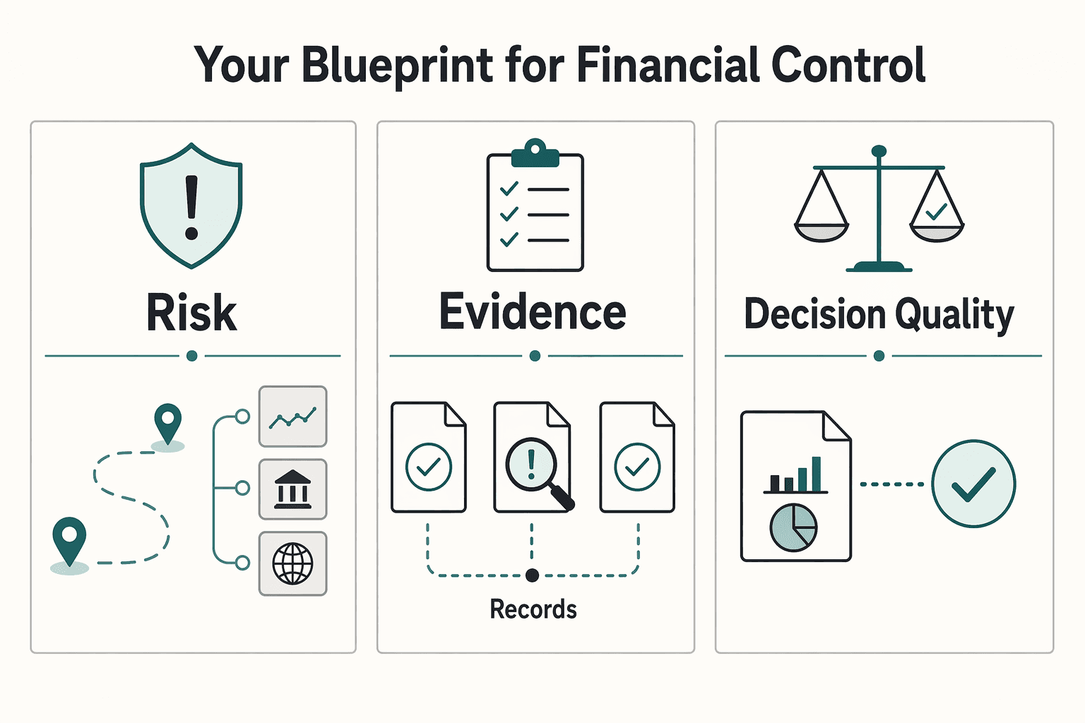Diagram showing Your Blueprint for Financial Control for The Best Personal Finance Apps for Canadians.