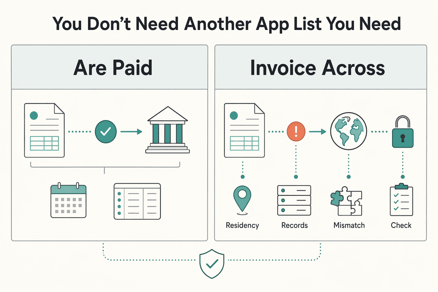 Diagram showing You Don't Need Another App List. You Need an Operating System. for The Best Personal Finance Apps for UK Residents.
