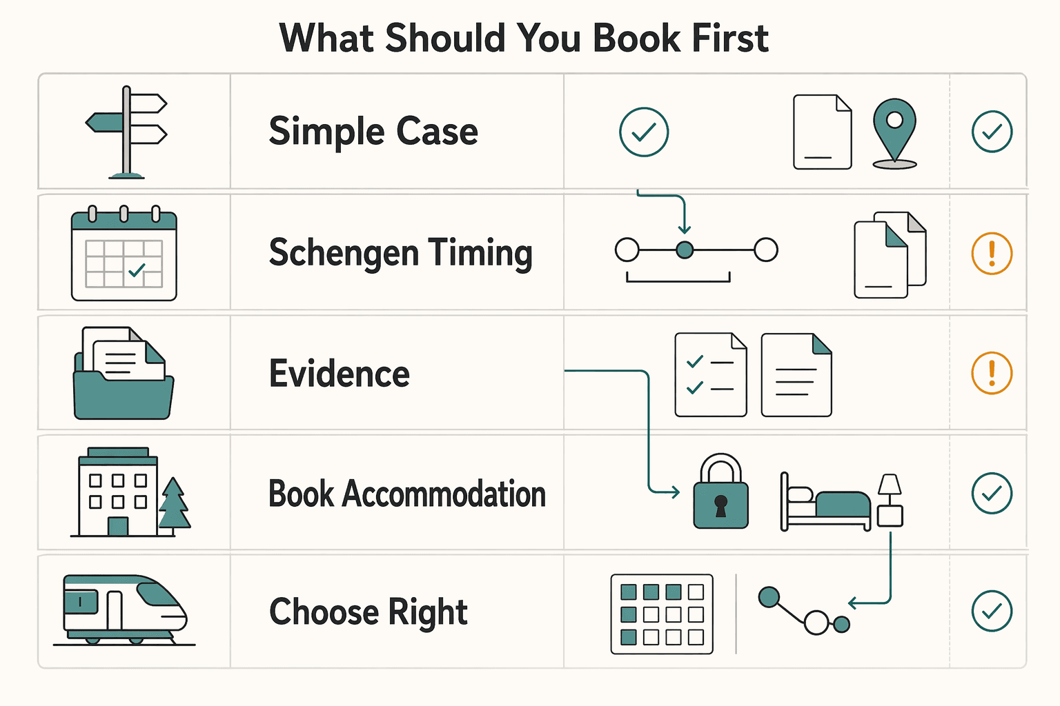 Diagram showing What should you book first? for How to Plan German Christmas Markets in One Week.