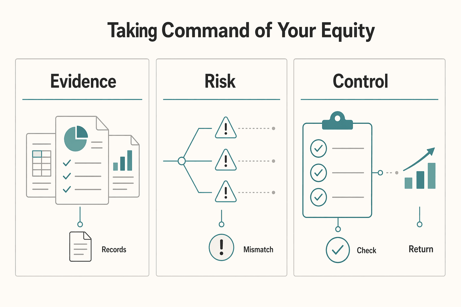 Diagram showing From Employee to CEO: Taking Command of Your Equity for What Is a Vesting Schedule for Founder and Employee Equity?.