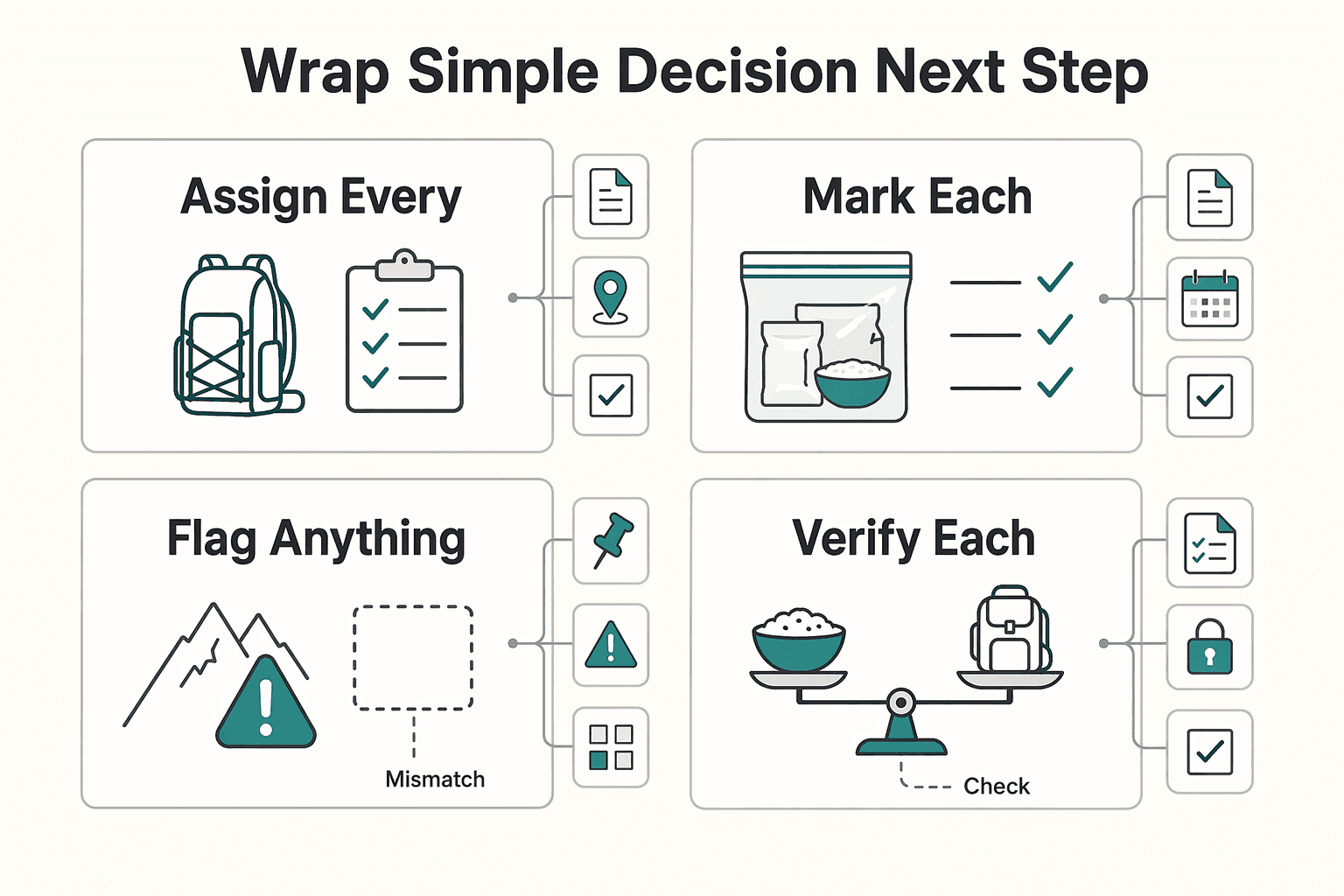 Diagram showing Wrap up with a simple decision and next step for Backcountry Cooking for Multi-Day Hikes Without Meal Failures.