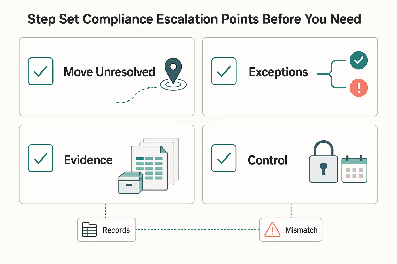 Diagram showing Step 3. Set compliance escalation points before you need them for How to Create a Distraction-Free Home Office That Actually Holds Focus.