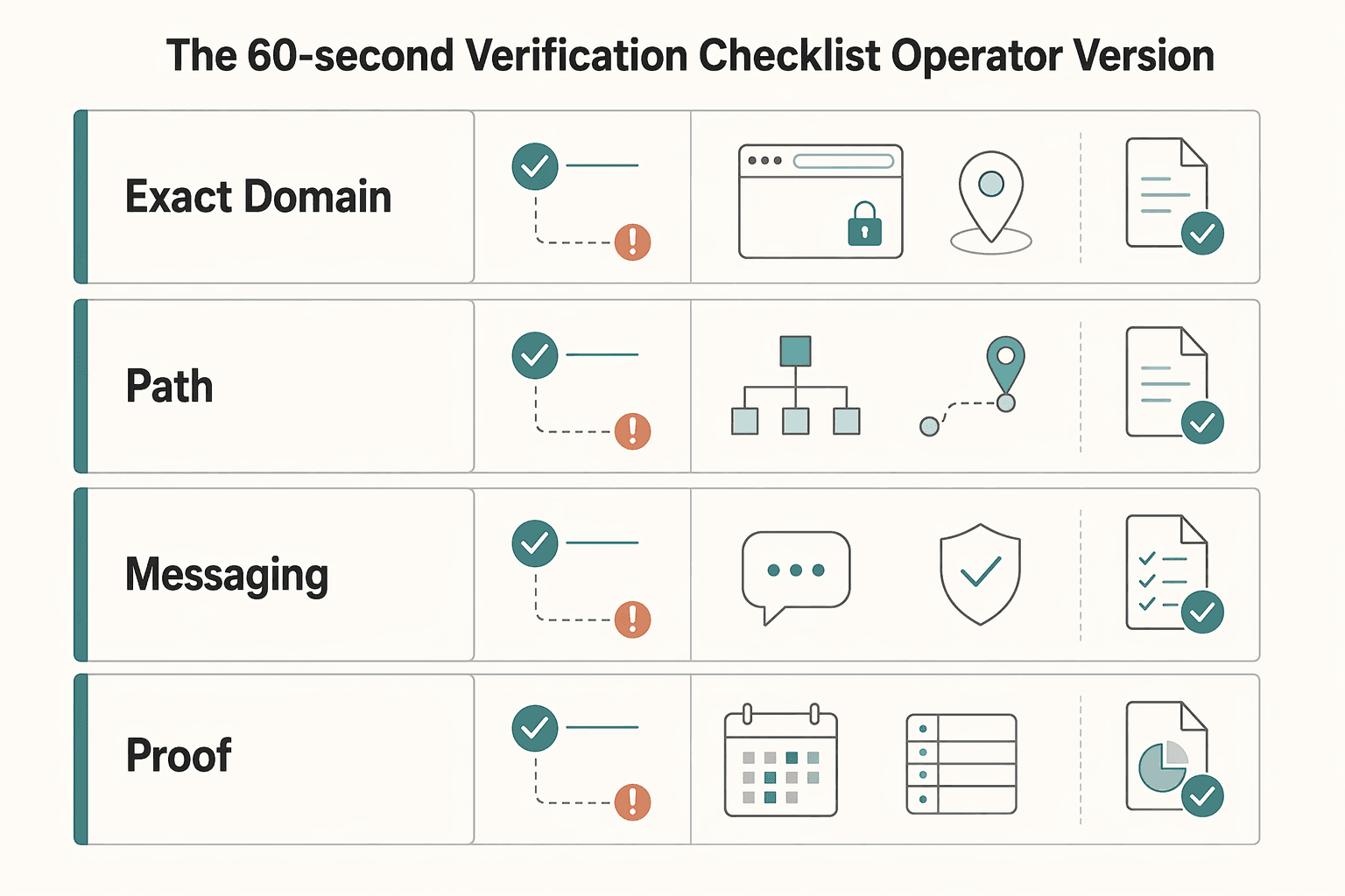 Diagram showing The 60-second verification checklist (operator version) for Vietnam's 90-Day E-Visa: A Guide for Long-Term Travelers.
