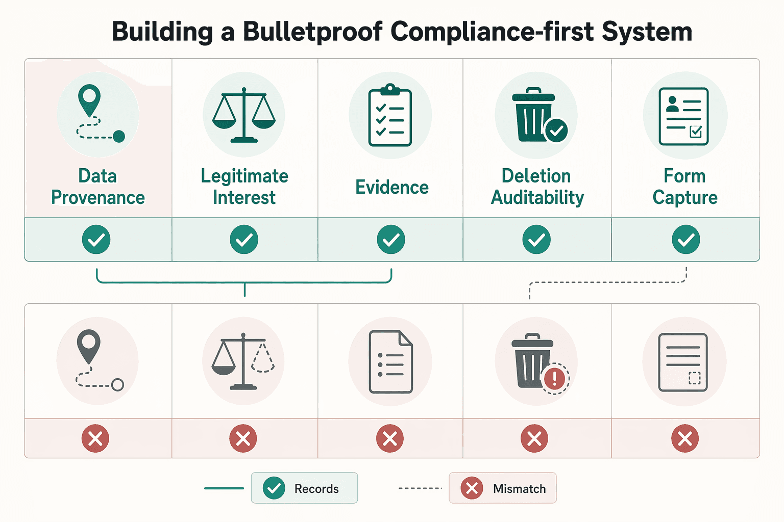 Diagram showing Your Foundation: Building a Bulletproof, Compliance-First System for Best Lead Generation Tools for B2B SaaS Operators.