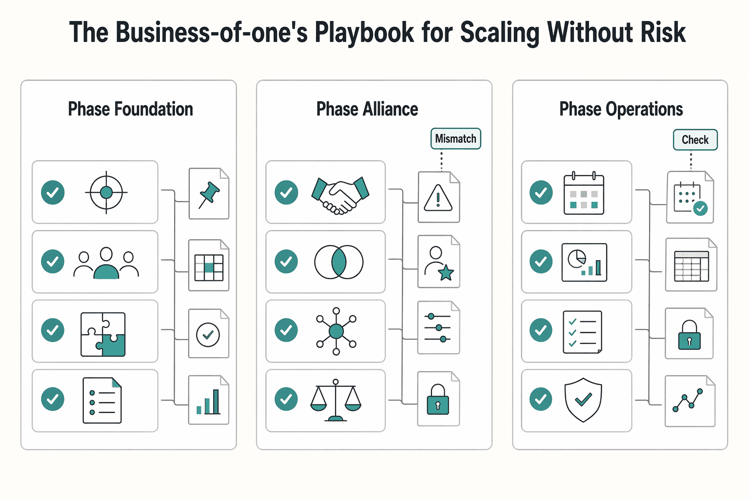 Diagram showing How to Create a Strategic Alliance Program: The Business-of-One's Playbook for Scaling... for How to Create a Channel Partner Program for a Business-of-One.