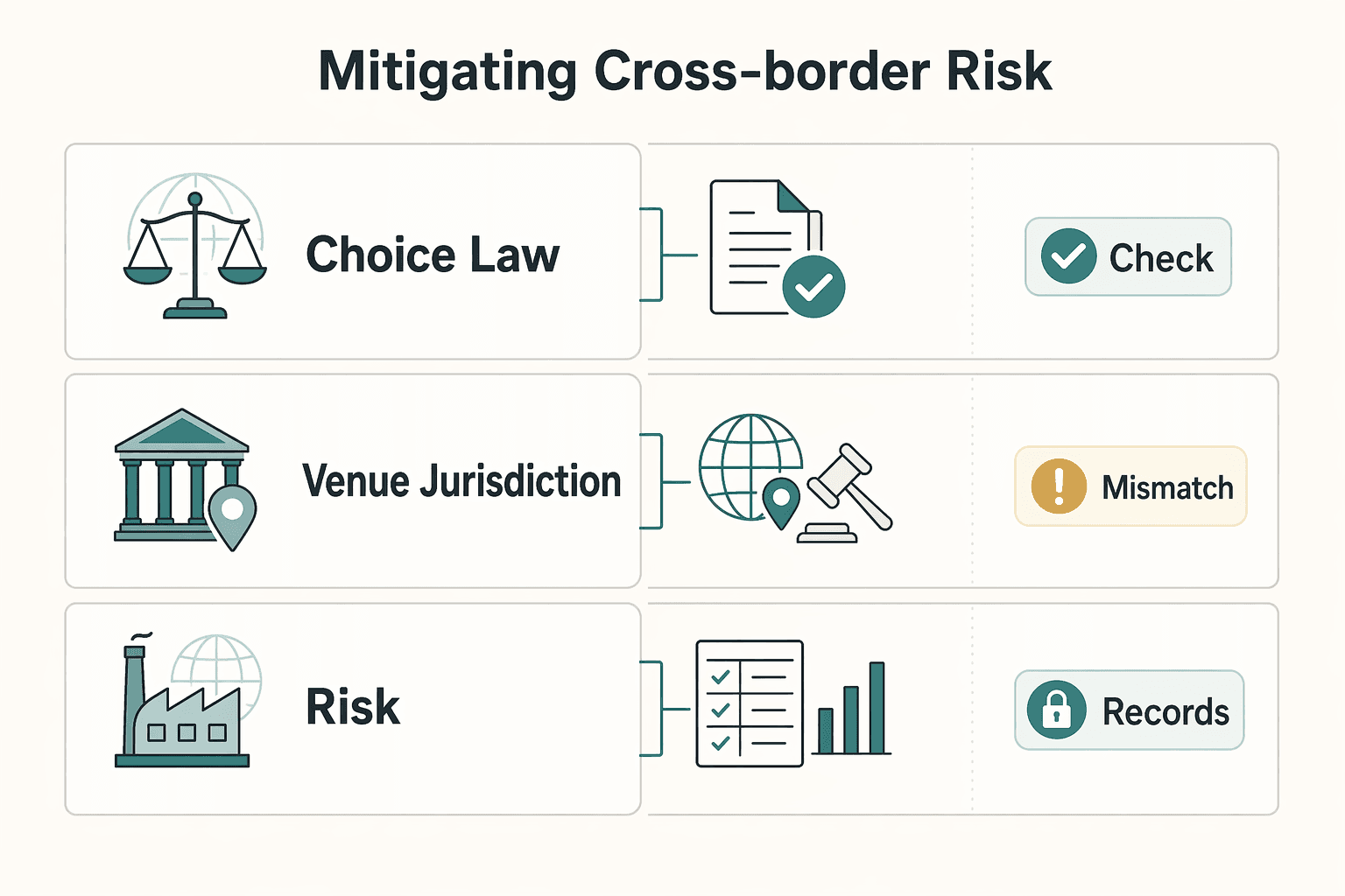 Diagram showing The Global Professional's Edge: Mitigating Cross-Border Risk for The 'At-Will' Employment Doctrine in the US Explained.