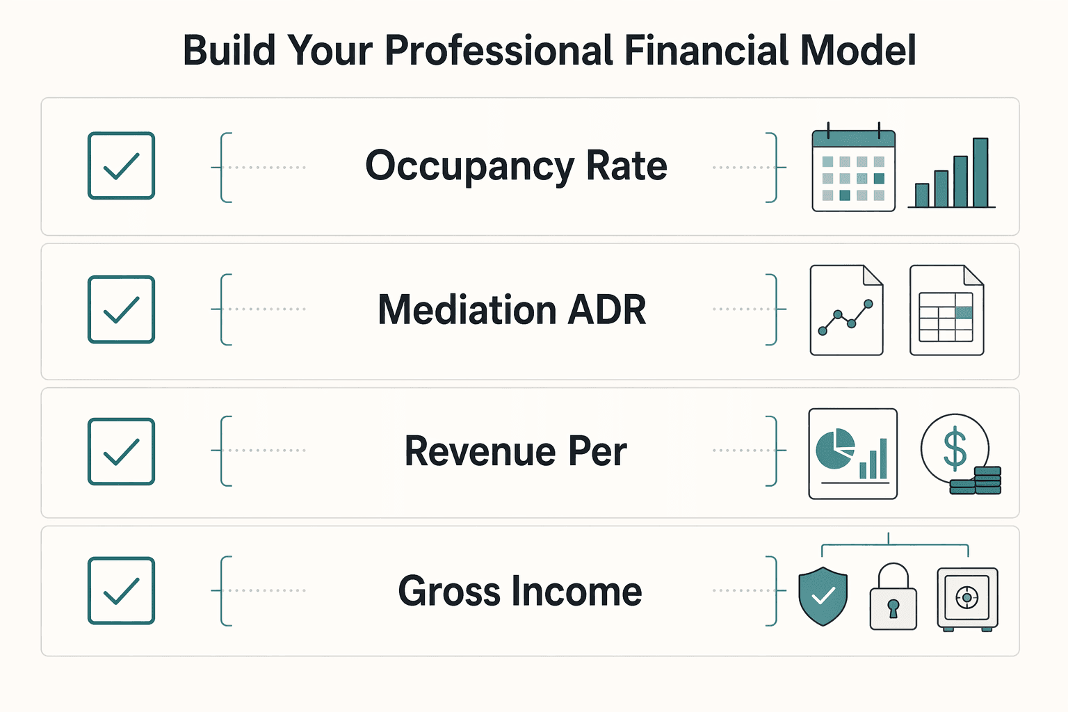 Diagram showing Price Like a CFO: Build Your Professional Financial Model for How to Price Your Airbnb From Abroad Without Losing Margin.
