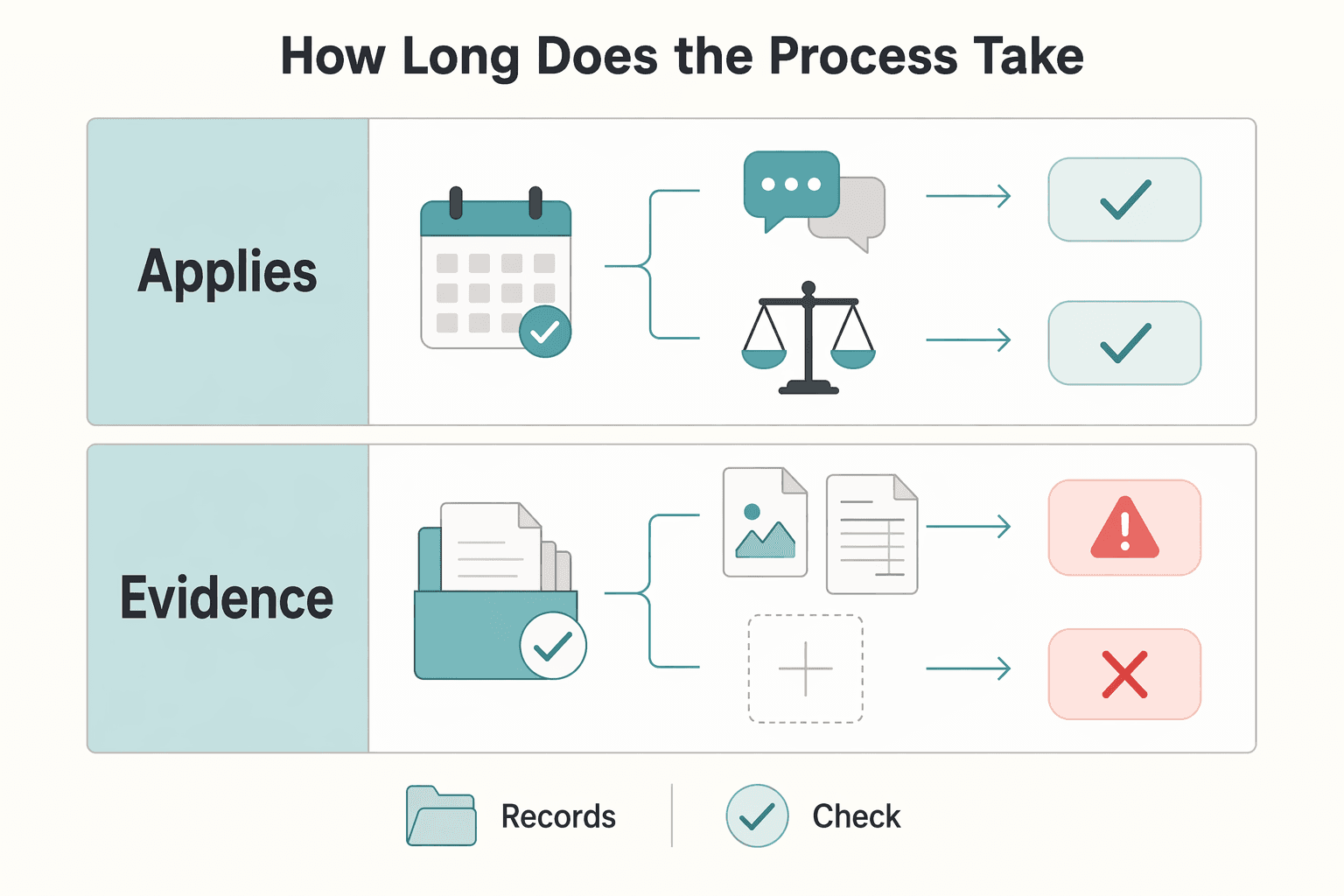 Diagram showing How long does the process take, and does good evidence guarantee payment? for Airbnb Resolution Center: How to Document, File, and Escalate a Damage Claim.