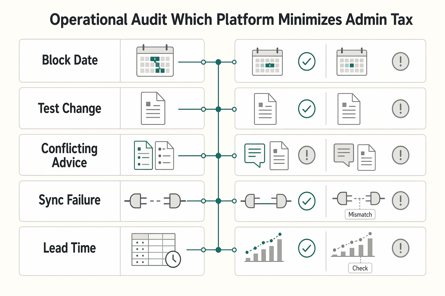 Diagram showing Phase 2: The Operational Audit - Which Platform Minimizes Your "Admin Tax"? for Vrbo vs. Airbnb: A Comparison for Property Owners.