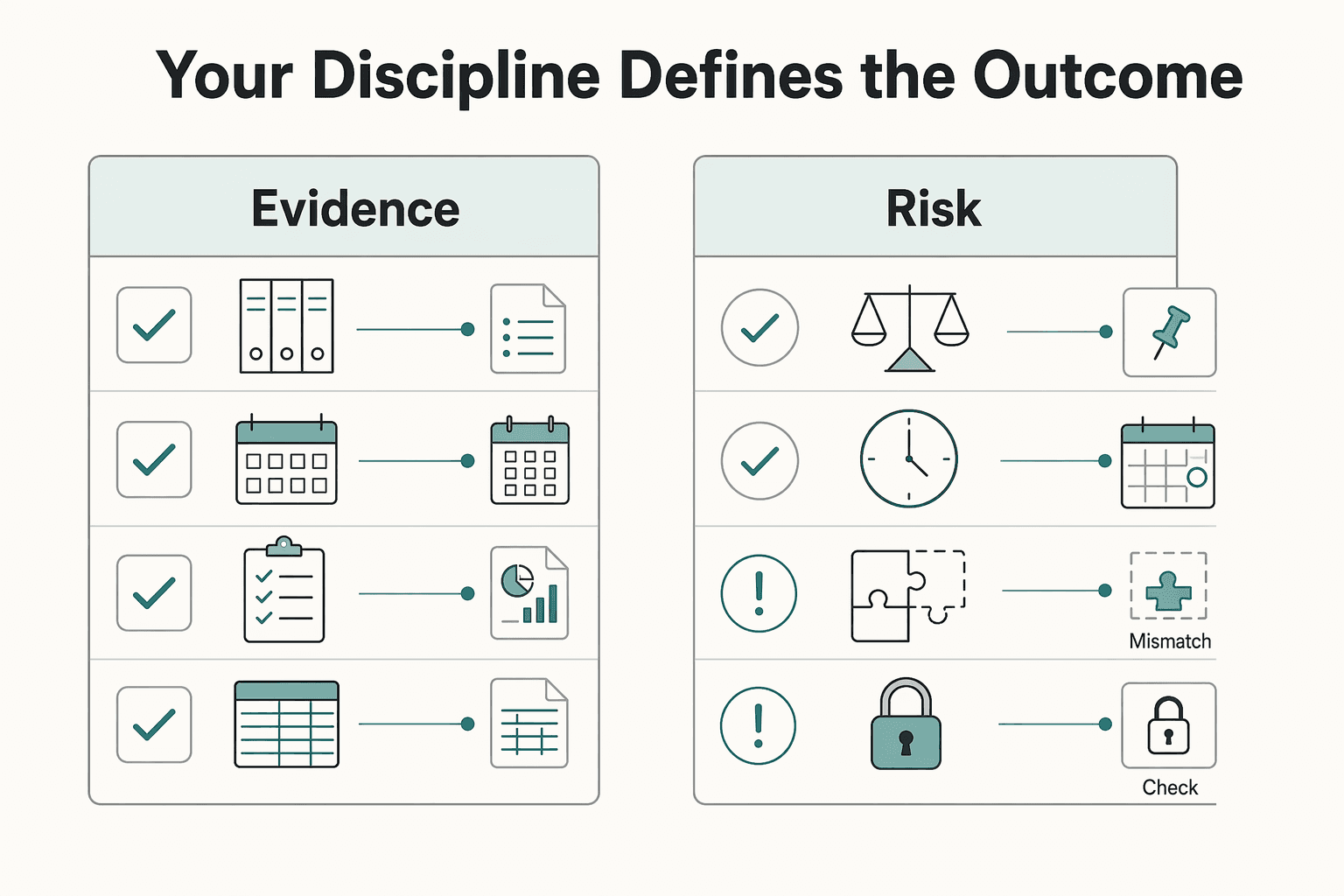 Diagram showing The Final Verdict: Your Discipline Defines the Outcome for Rollover as Business Start-Up (ROBS) for Founders Who Can Run Compliance.