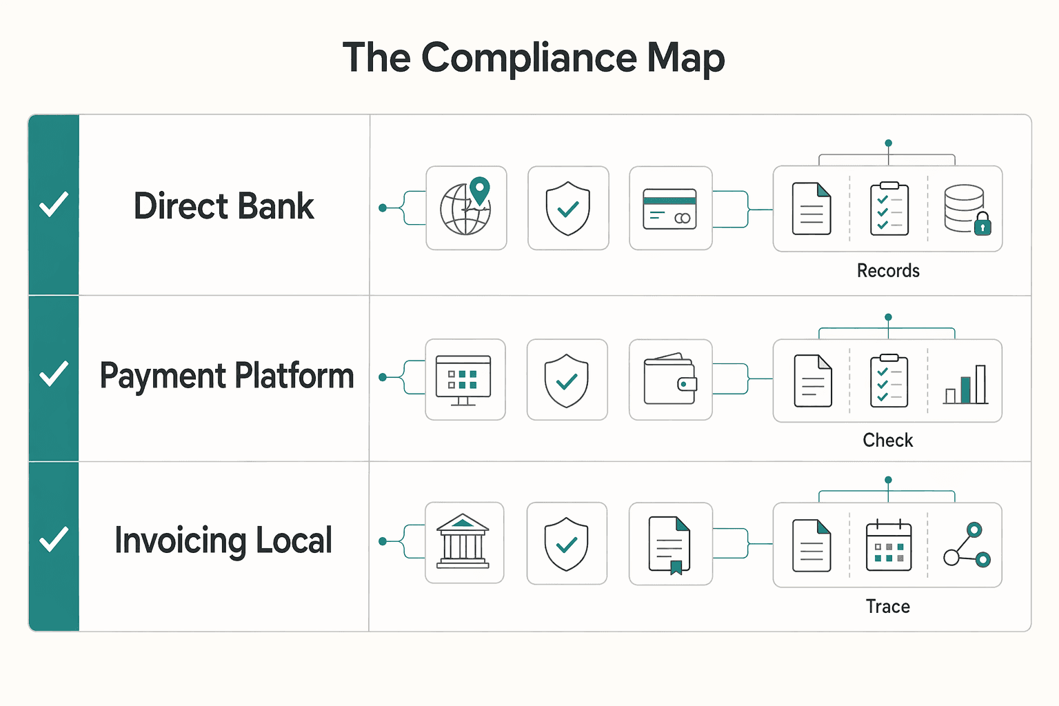 Diagram showing Your Financial Firewall: The Compliance Map for The Best Tools for Business Process Mapping.