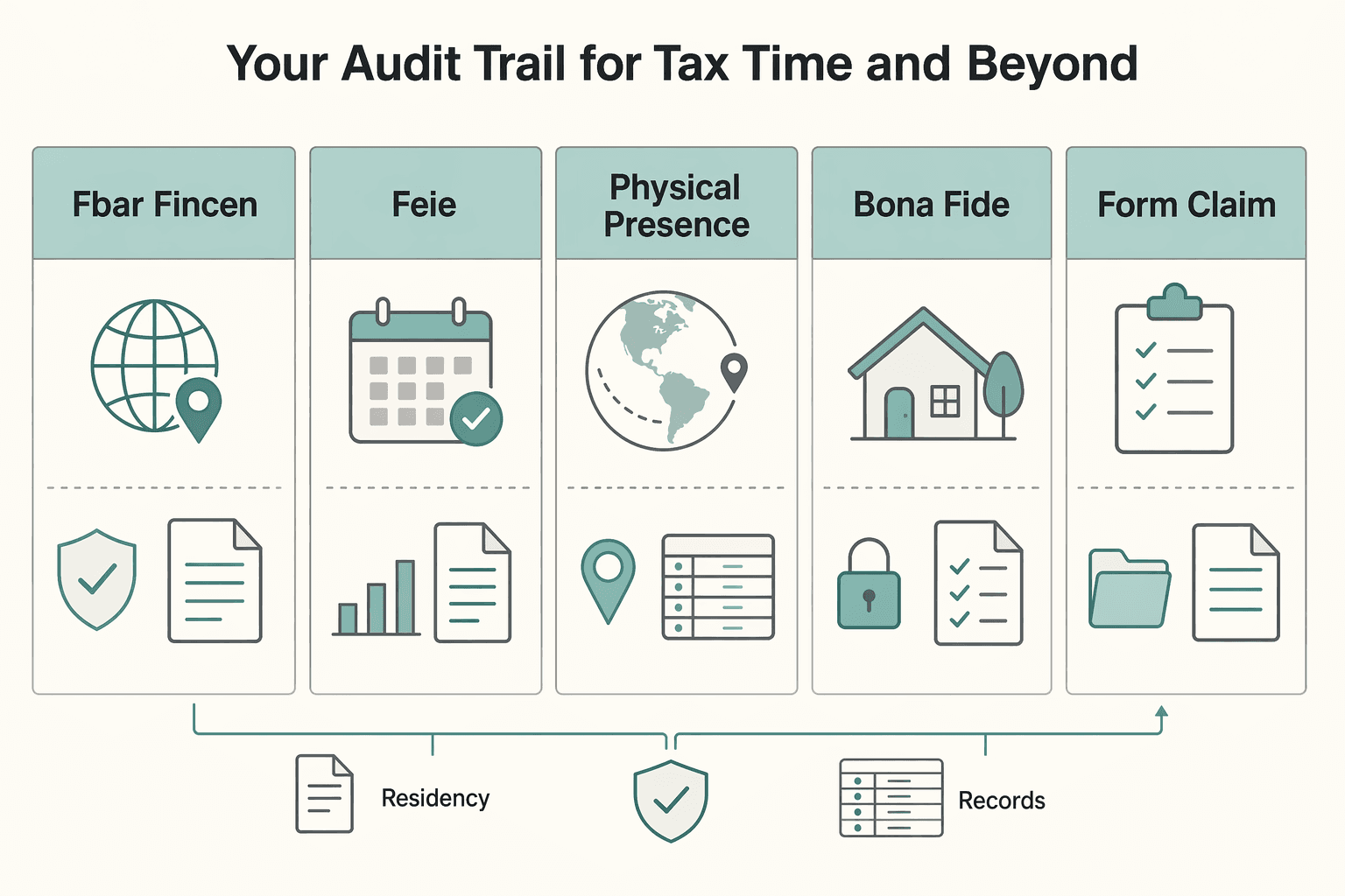 Diagram showing Compliance Readiness: Your Audit Trail for Tax Time & Beyond for Wise vs. Remitly for Sending Money to Family Abroad.