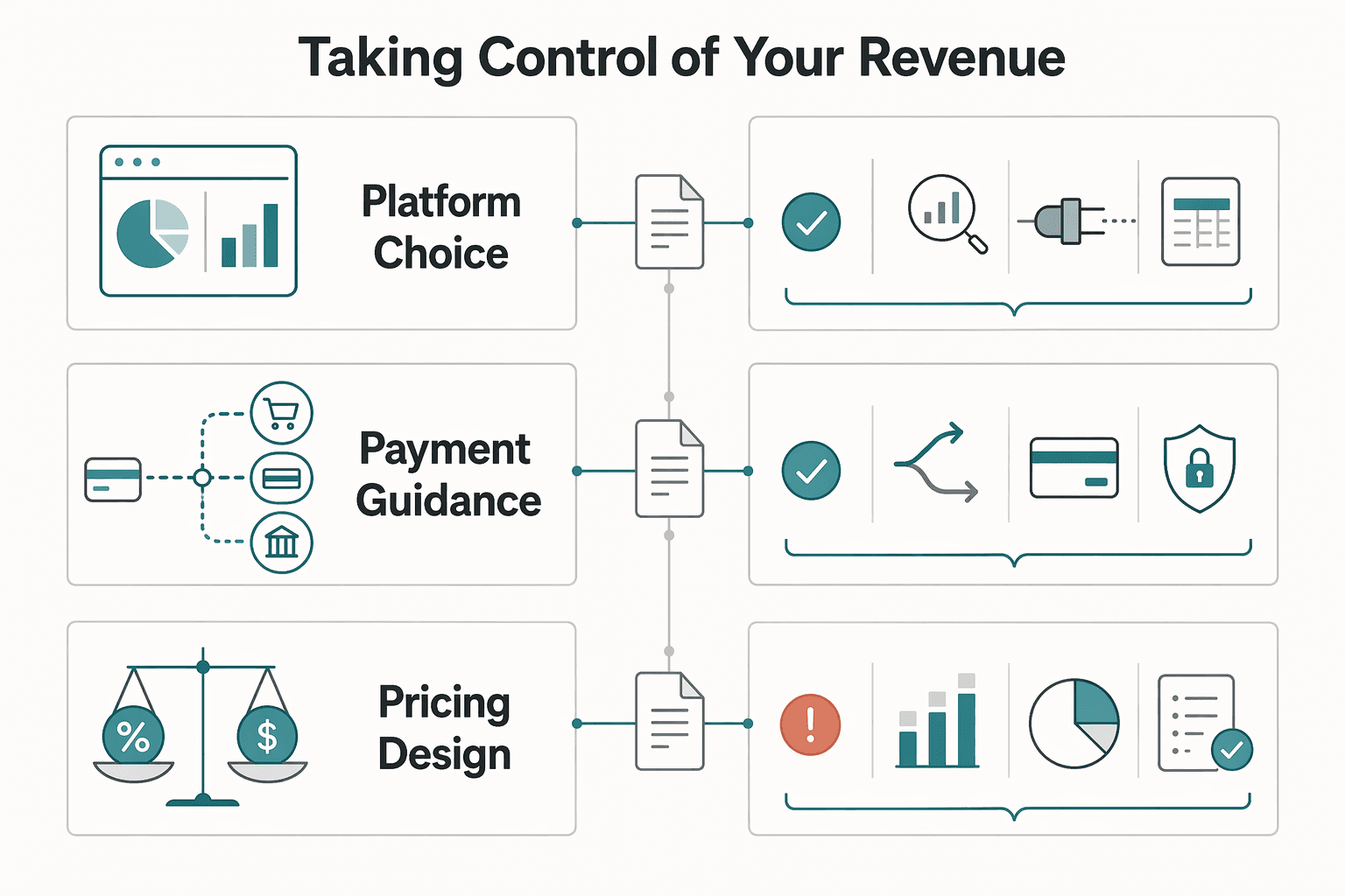Diagram showing From Fee-Payer to Empowered CEO: Taking Control of Your Revenue for How Interchange Fees Change the Price You Need to Charge.