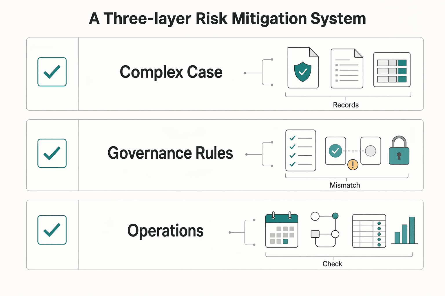 Diagram showing Building Your Compliance Shield™: A Three-Layer Risk Mitigation System for Freelance Finance Automation With Zapier and Stripe Controls.