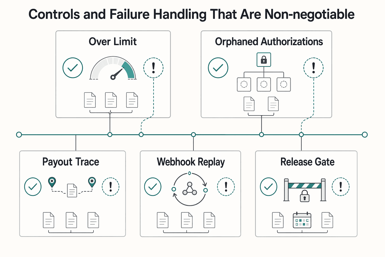 Diagram showing Controls and failure handling that are non-negotiable for Virtual Cards for Contractors and the Real Cost of Getting Issuance Wrong.