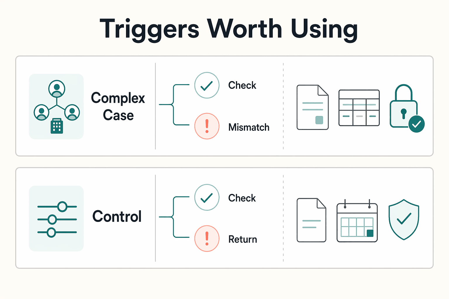 Diagram showing Triggers worth using for Beneficial Ownership Verification for Platforms Under FinCEN UBO Rules.