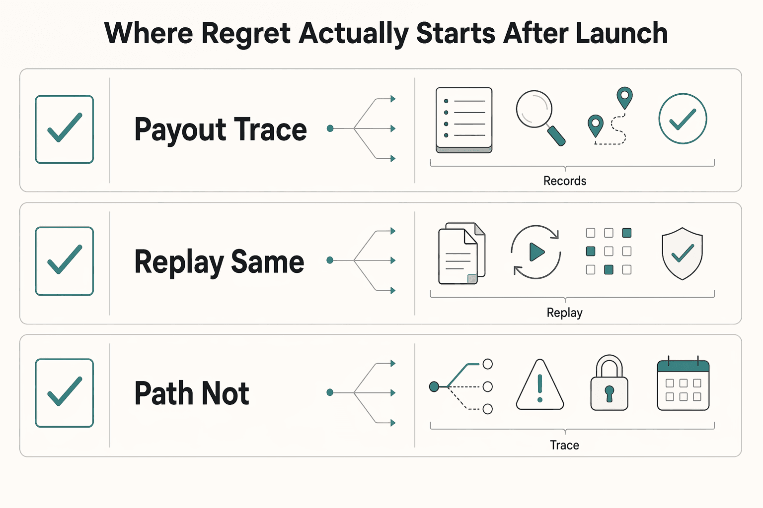 Diagram showing Where regret actually starts after launch for Why Platforms Regret Building Their Own Subscription Billing.