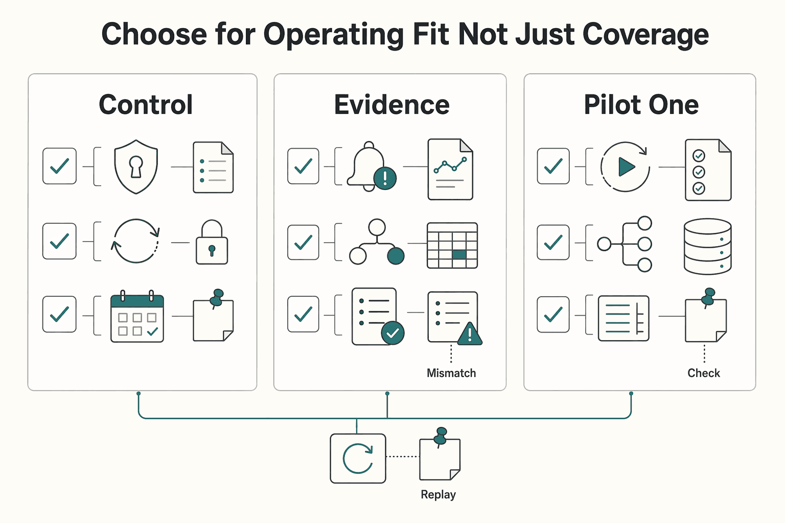 Diagram showing Choose for Operating Fit Not Just Coverage for Bulk Payment Processing Platforms for Thousands of Payouts.