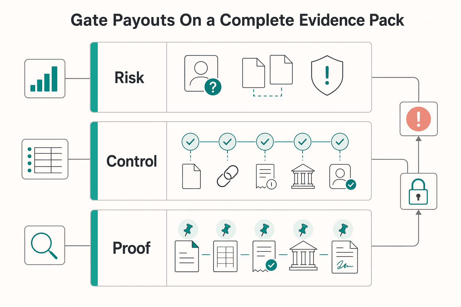 Diagram showing Gate payouts on a complete evidence pack for IRS Form 1042-S for Platforms: How to Report US-Source Income Paid to Foreign Contractors.
