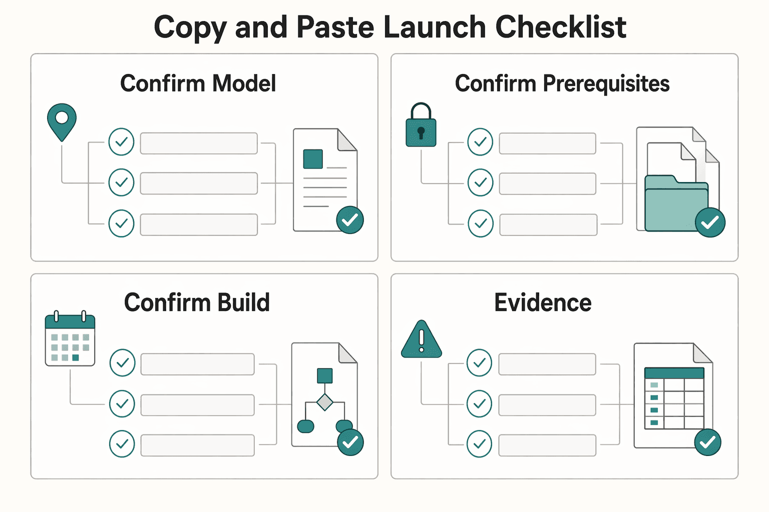 Diagram showing Copy and paste launch checklist for Health and Wellness Platform Billing: How to Manage Memberships Trials and Insurance Integrations.