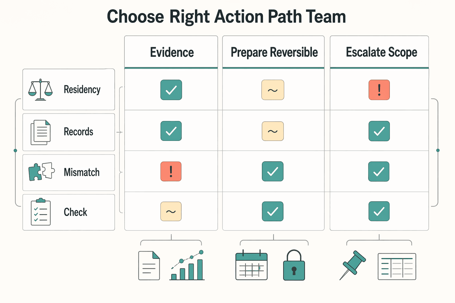Diagram showing How to Choose the Right Action Path for Your Team for India Equalisation Levy: What Foreign Platforms Must Pay on Digital Advertising Services.