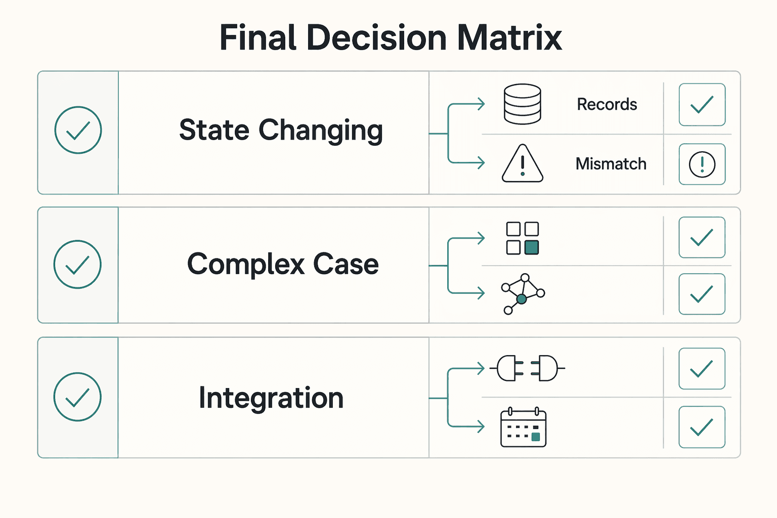 Diagram showing Final decision matrix for GraphQL vs REST for Payment Platform APIs in 2026.
