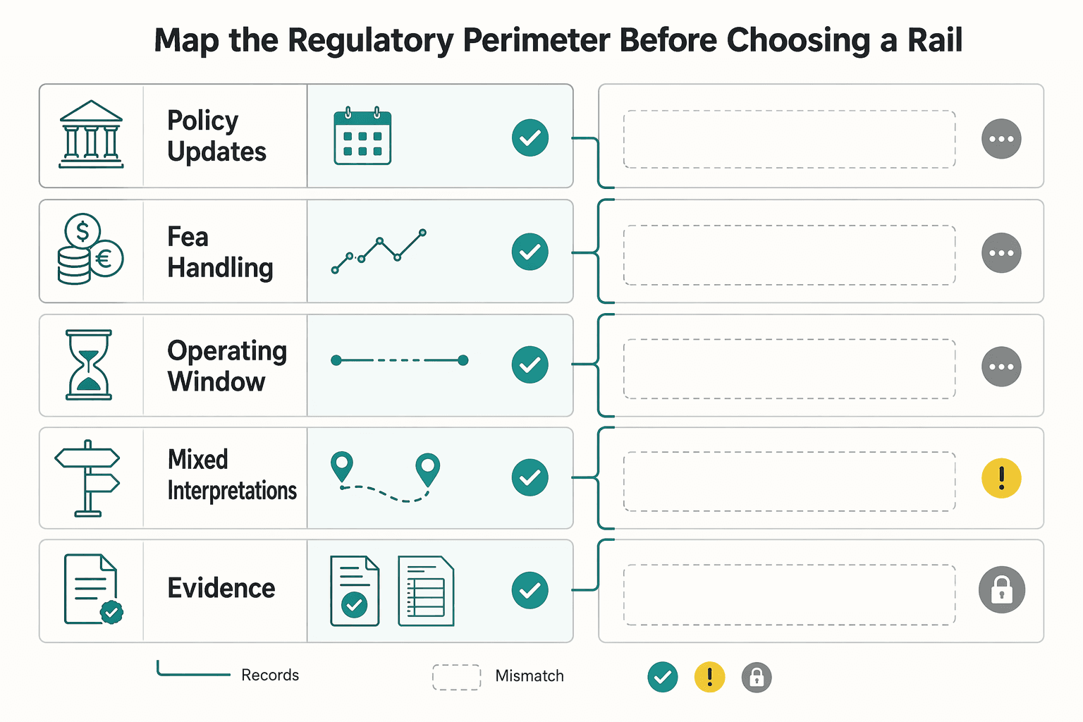 Diagram showing Map the regulatory perimeter before choosing a rail for Paying Ukraine Contractors Through Monobank and Privat24 Under NBU FX Rules.