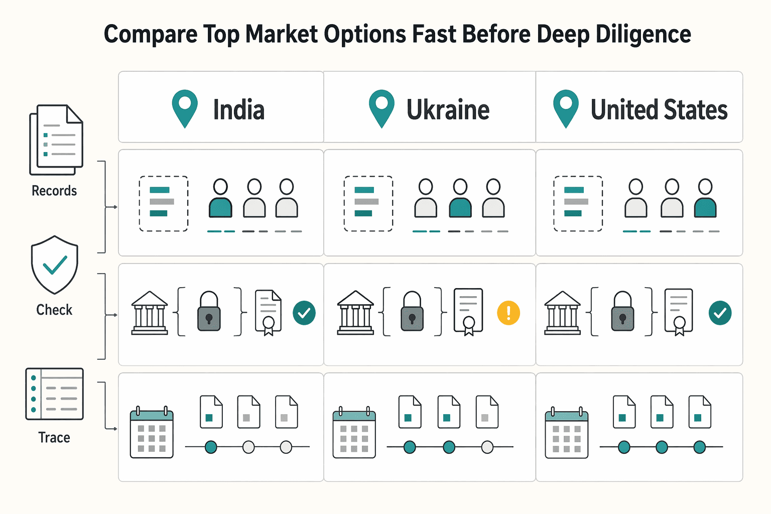 Diagram showing Compare the top market options fast before deep diligence for What to Pay Freelance Software Developers in 2026 by Region.