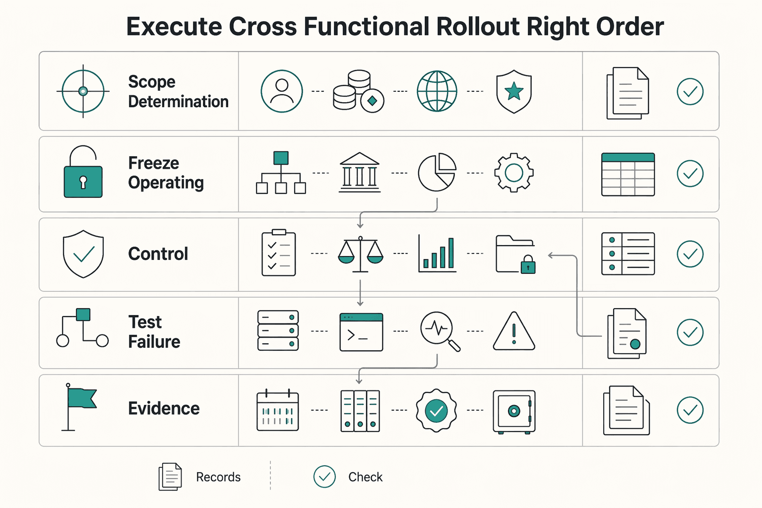 Diagram showing Execute a cross functional rollout in the right order for MiCA Crypto Payout Decisions for EU Platforms in 2026.