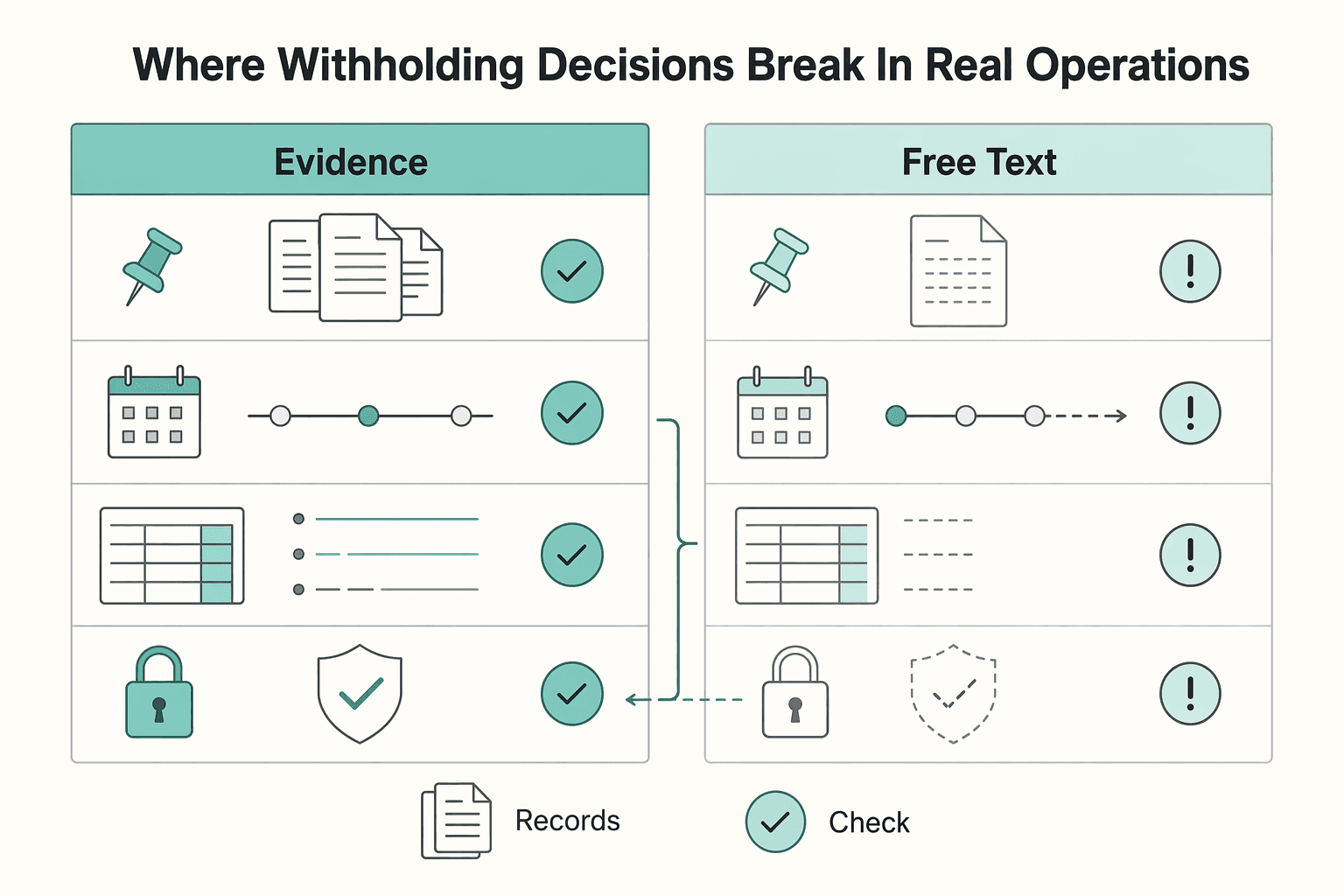 Diagram showing Where withholding decisions break in real operations for W-8EXP Form Explained for Withholding Agent Decisions.