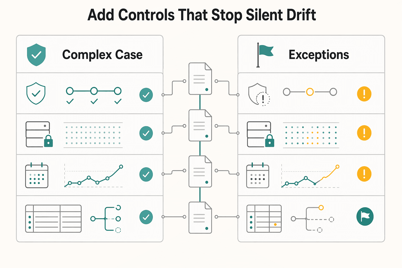Diagram showing Add controls that stop silent drift for W-8BEN-E Entity Type for UK Limited Companies and Platform Controls.