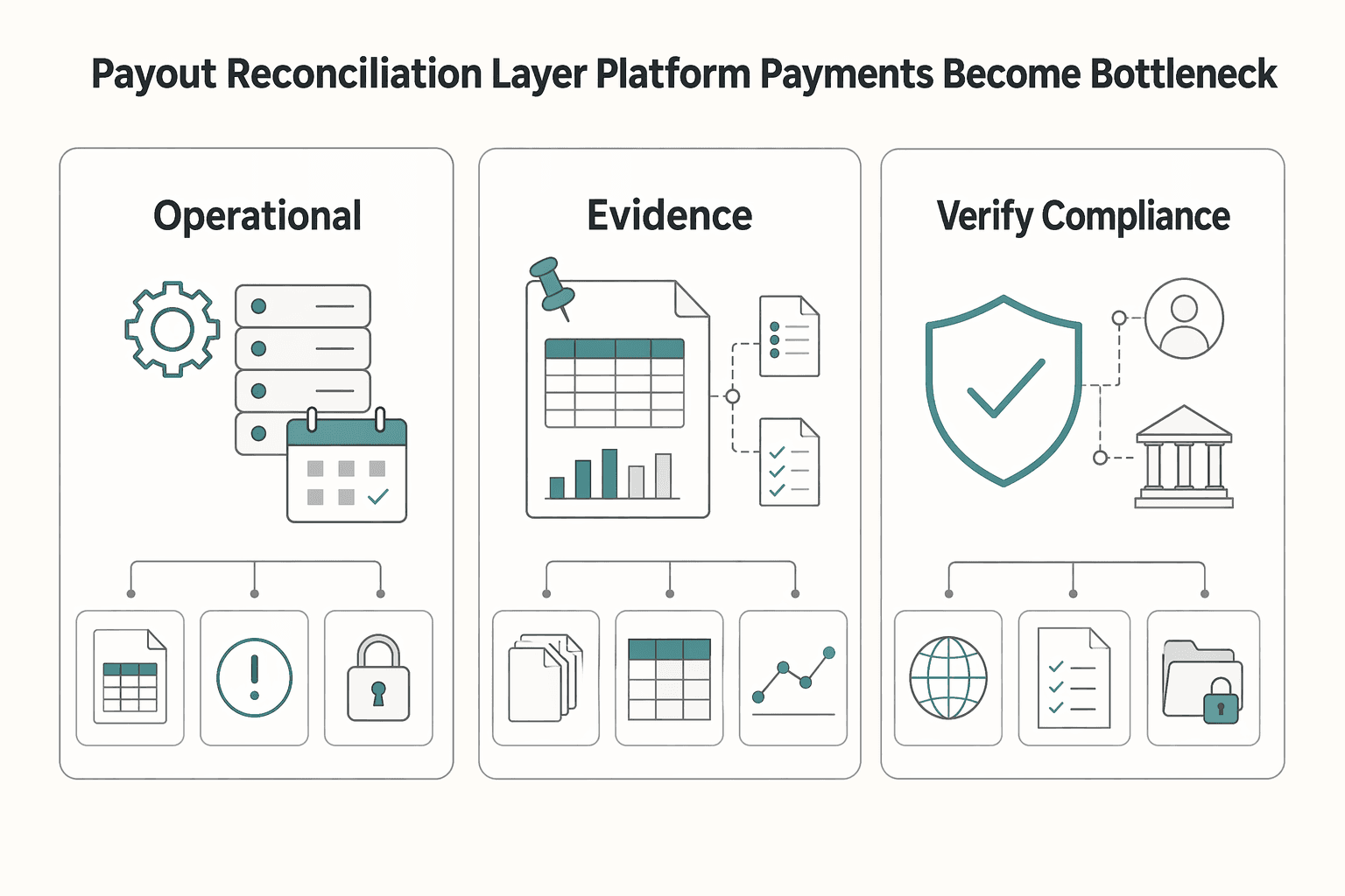 Diagram showing Add a payout and reconciliation layer when platform payments become a bottleneck for Best Fiverr Alternatives for Freelancers in 2026 for Better-Paying Clients.