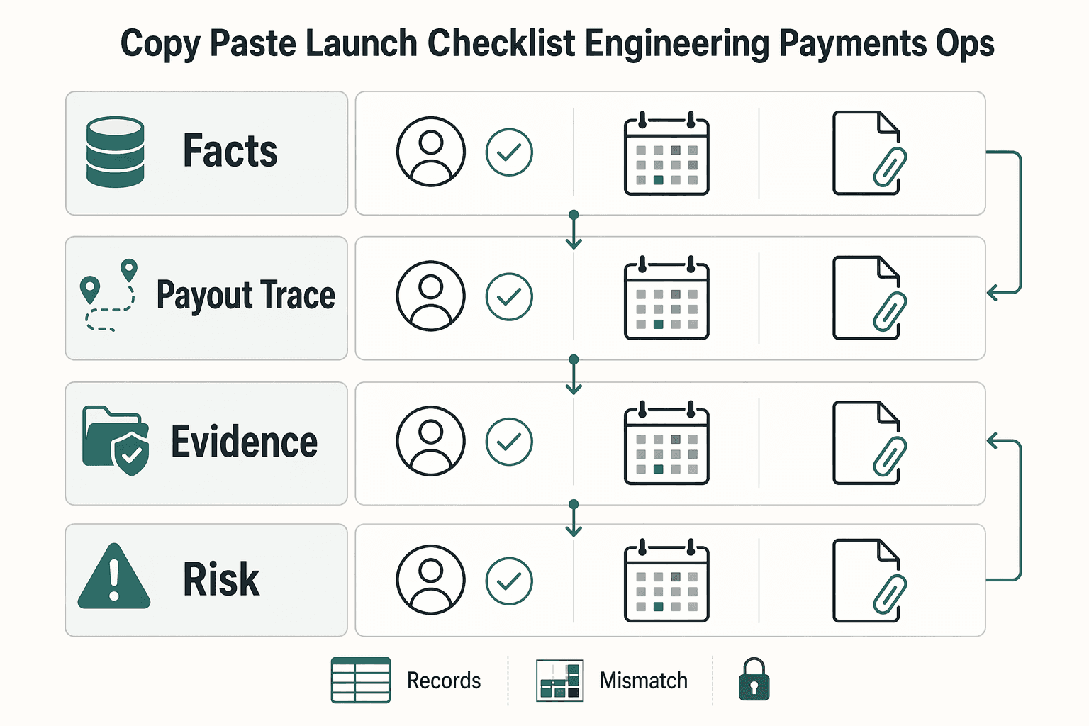 Diagram showing Copy paste launch checklist for engineering and payments ops for How to Build Smart Payment Retries: Architecture Timing and ML Signals That Recover Revenue.