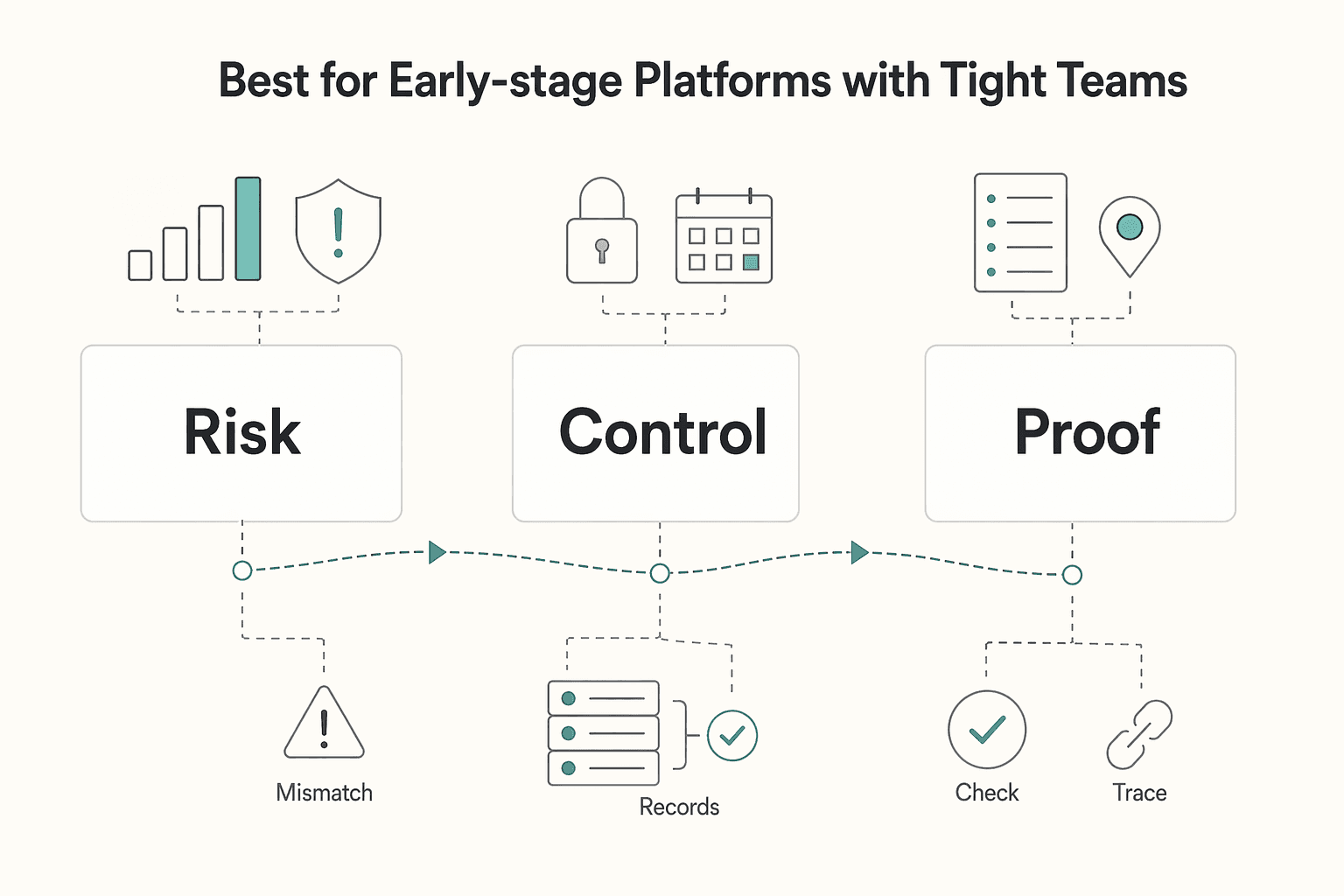 Diagram showing Best for Early-Stage Platforms With Tight Teams for Subscription Billing and Contractor Payouts on One Two-Sided System.
