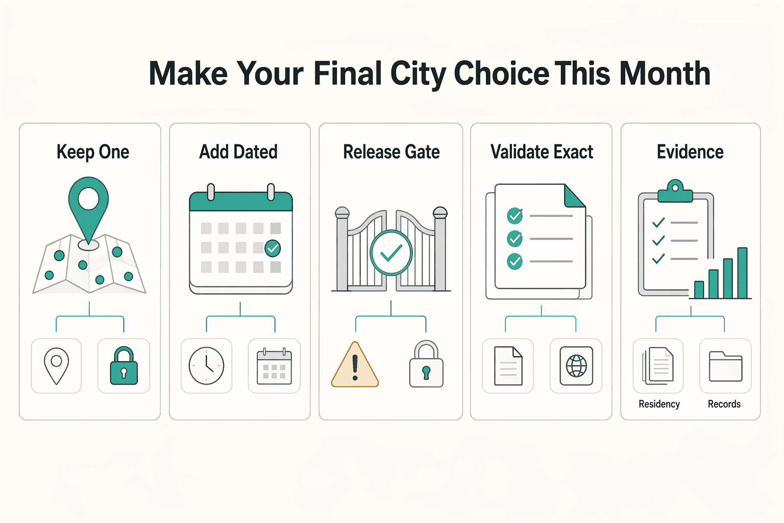Diagram showing Make Your Final City Choice This Month for Best Digital Nomad Cities for Safety and Stability in 2026.