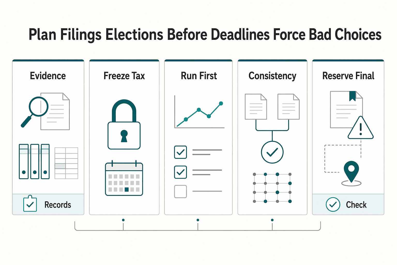 Diagram showing Plan filings and elections before deadlines force bad choices for Is Hong Kong Territorial Tax Still Viable for Mobile Consultants?.