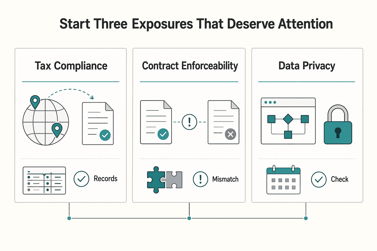Diagram showing Start with the three exposures that deserve your attention for The Best Online Courses for Freelancers Building a Stronger Business.