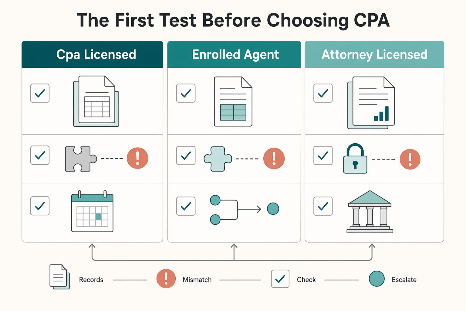 Choosing Between a CPA, Enrolled Agent, and Tax Attorney
