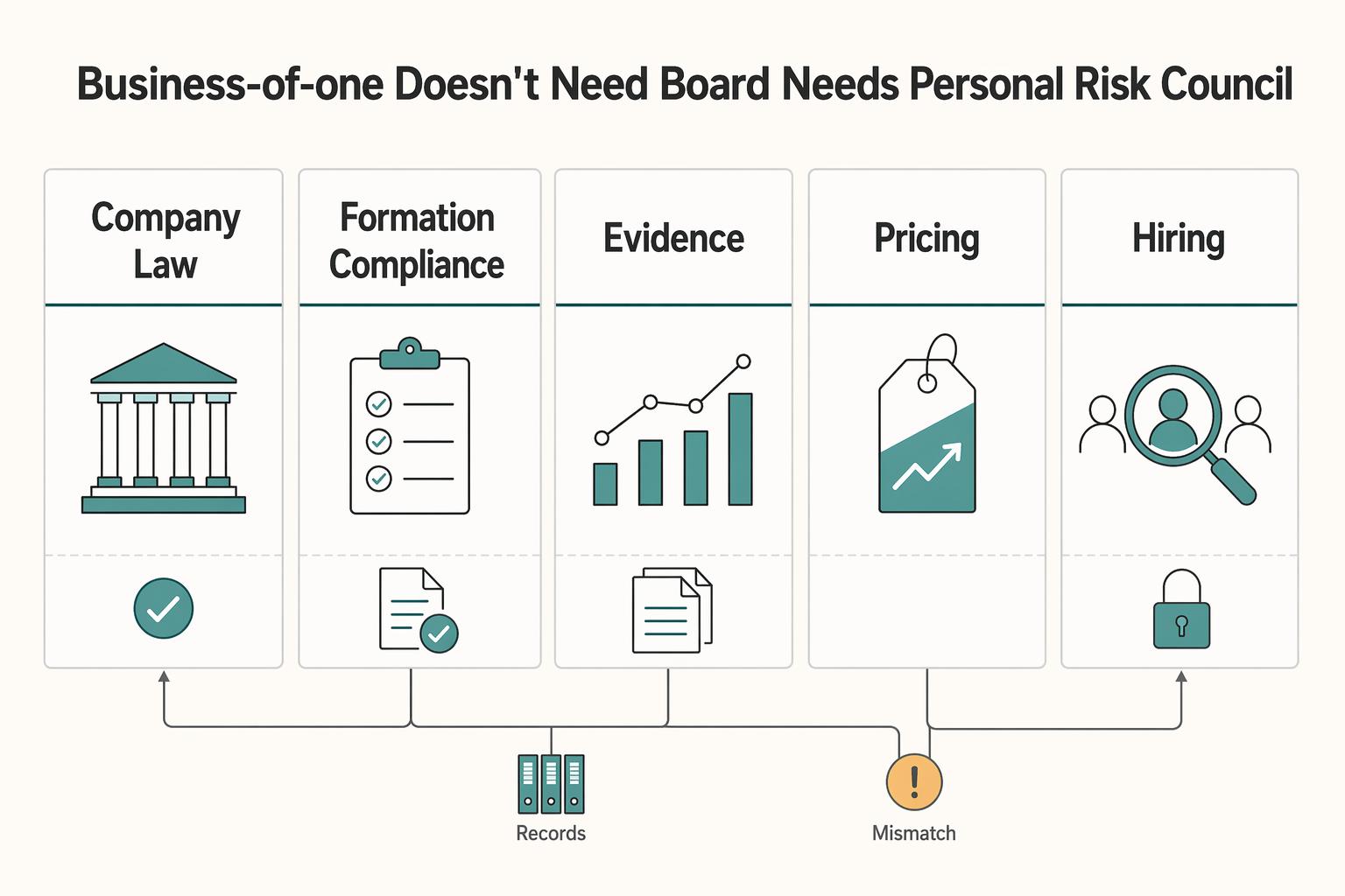 Board of Directors vs. Personal Risk Council for Solo Founders