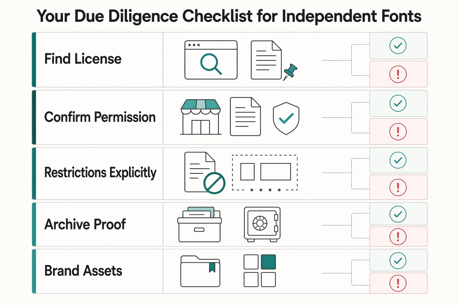 Commercial Fonts for Client Work: Verify Sources in 3 Tiers