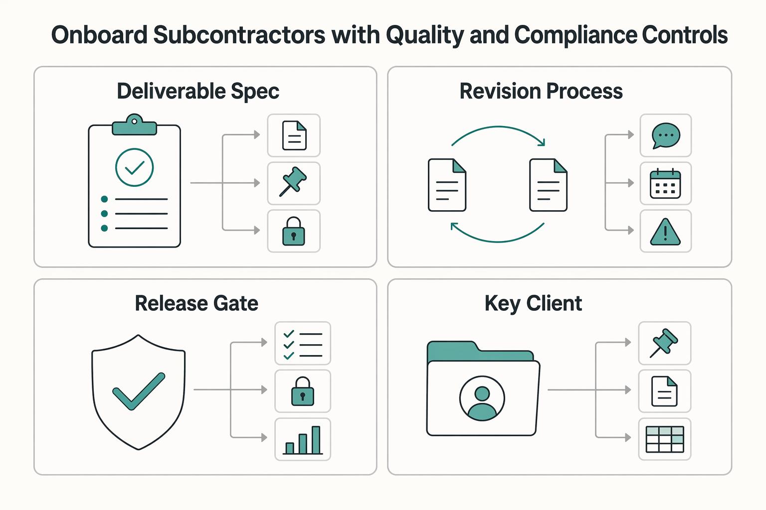 The Solo Agency Blueprint for Productized Services and Subcontractor Control