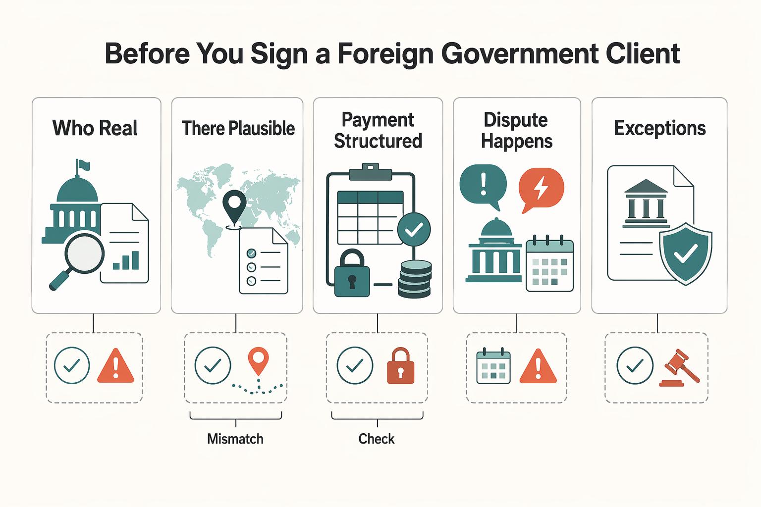 Sovereign Immunity and Suing a Foreign Government Client